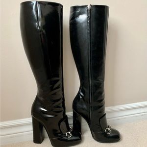 Authentic Gucci Lillian Horsebit Knee-high boots